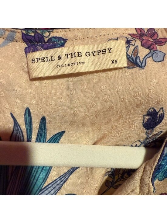 Spell NWOT XS Siren Song Boho Floral Print Sleeveless Midi Dress - Picture 10 of 10